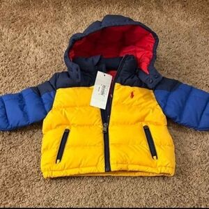 Ralph Lauren Colorblock Puffer Jacket